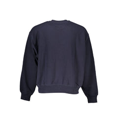 Tommy Hilfiger Chic Blue Crew Neck Sweater with Logo Detail