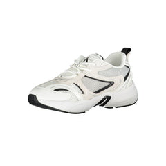 Calvin Klein Elegant White Sneakers with Contrast Details