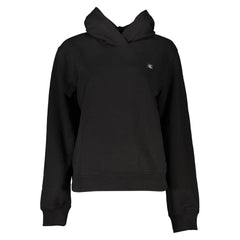 Calvin Klein Elegant Hooded Sweatshirt in Timeless Black