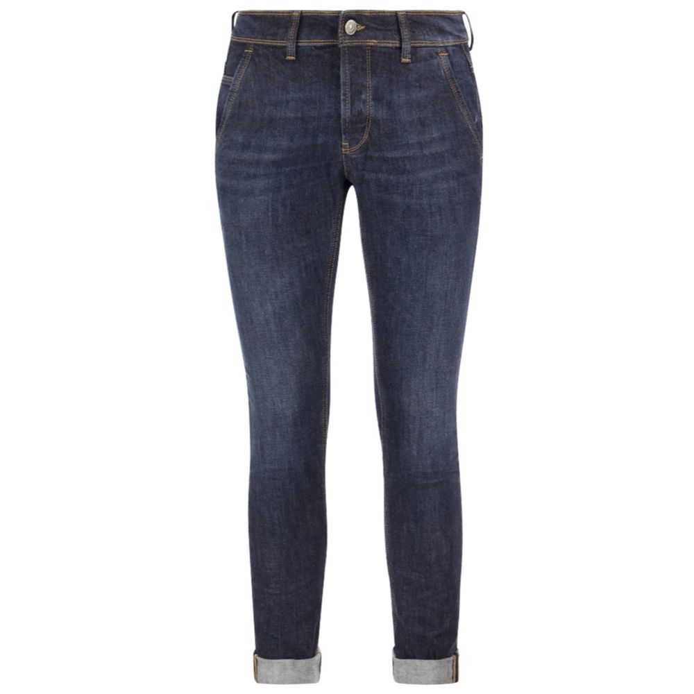 Dondup Sleek Skinny Fit Dark Blue Jeans