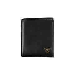 Guess Jeans Sleek Black Leather Wallet