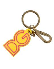 Dolce & Gabbana Chic Yellow Gold Keychain Charm