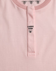 Dolce & Gabbana Pink Floral Print Cotton Short Sleeves T-shirt