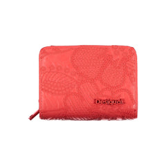 Desigual Red Polyethylene Wallet