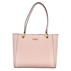 Guess Jeans Pink Polyethylene Handbag