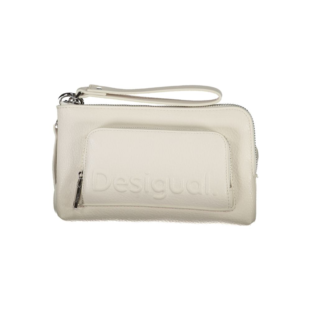 Desigual White Polyethylene Handbag