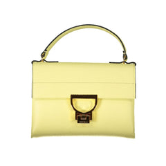 Coccinelle Yellow Leather Handbag