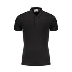 Calvin Klein Black Cotton Polo Shirt