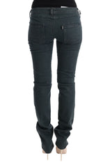 Costume National Chic Superslim Gray Cotton Jeans