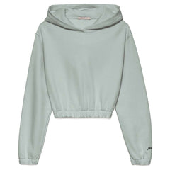 Hinnominate Chic Cropped Hooded Cotton Sweatshirt