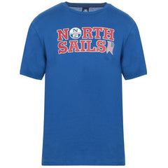 North Sails Light Blue Cotton Men T-Shirt