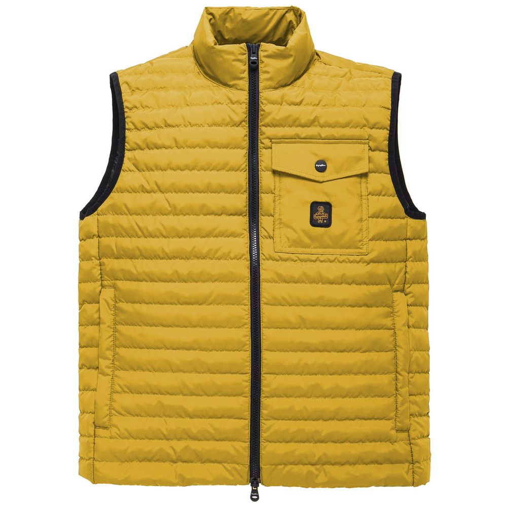 Refrigiwear Yellow Polyester Men Vest