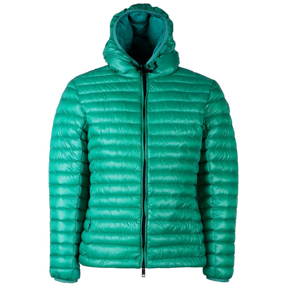 Centogrammi Chic Green Nylon Down Jacket