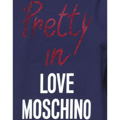 Love Moschino Blue Cotton Women Dress