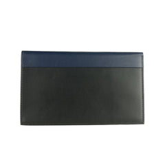 Cavalli Class Blue Calfskin Men Wallet