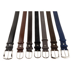 Made in Italy Elegant Italian Leather Belt Ensemble