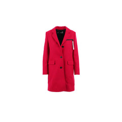 Love Moschino Red Wool Women Coat