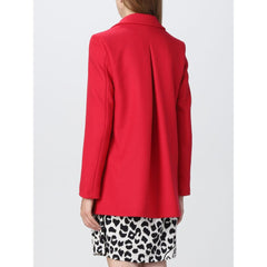Love Moschino Red Wool Women's Coat