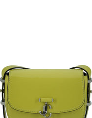 Jimmy Choo Lime Yellow Leather Small Shoulder Bag