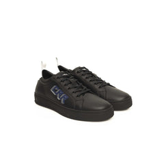 Cerruti 1881 Black Leather Men's Sneaker