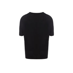 Dolce & Gabbana Elegant Black Cotton Top for Fashion-Forward Women