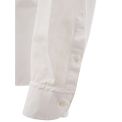 Lardini Elegant White Cotton Men's Shirt