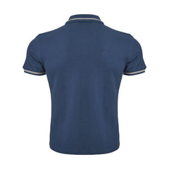 Corneliani Elegant Blue Italian Cotton Polo Shirt