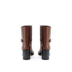 Burberry Brown Leather Boot