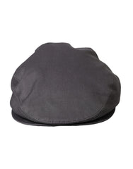 Dolce & Gabbana Gray Cotton Cloth Newsboy Hat Men