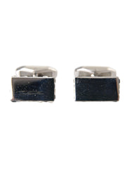 Dolce & Gabbana Silver Plated Metal Brass Pin Men Cufflinks