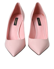 Dolce & Gabbana Light Pink Patent Leather Pumps Heels Shoes