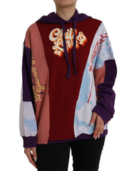 Dolce & Gabbana Multicolor Cotton Hoodie Pullover Sweater