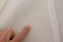 Dolce & Gabbana White Ascot Collar Long Sleeves Blouse Top