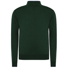 La Martina Green Wool Men Sweater