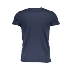 Roberto Cavalli Blue Cotton Men T-Shirt