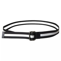 Dolce & Gabbana Orange Canvas Logo Print Metal Buckle Men Belt