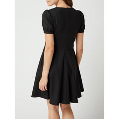 Love Moschino Black Wool Women Dress