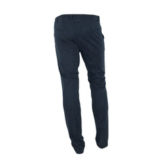 Made in Italy Blue Cotton Men's Trouser