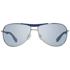 Web Silver Men Sunglasses