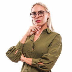 Lozza Brown Unisex Optical Frames