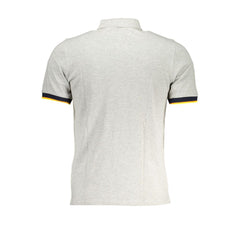 K-WAY Gray Cotton Polo Shirt