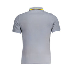 K-WAY Gray Cotton Polo Shirt