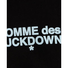Comme Des Fuckdown Black Cotton Men's Hooded Sweatshirt