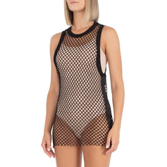 Comme Des Fuckdown Black Polyester Women Tank Top