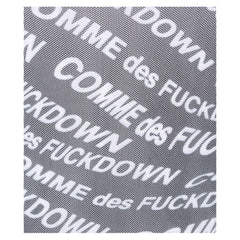 Comme Des Fuckdown Black Polyester Tops & T-Shirt