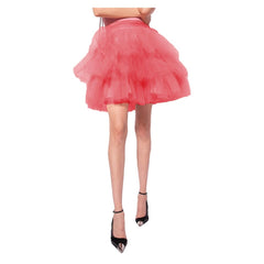 PINKO Pink Nylon Skirt