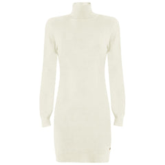 Yes Zee White Viscose Dress