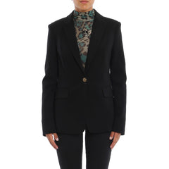 PINKO Black Viscose Suits & Blazer