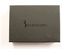 Billionaire Italian Couture Elegant Leather Men's Wallet in Brown