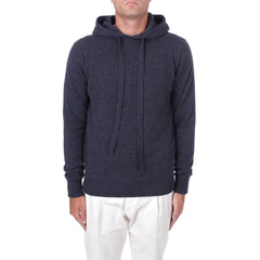 Alpha Studio Blue Wool Vergine Sweater